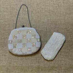 Vintage Style Regal Clutch Weddings Victorian Heritage Antique Beaded Bag